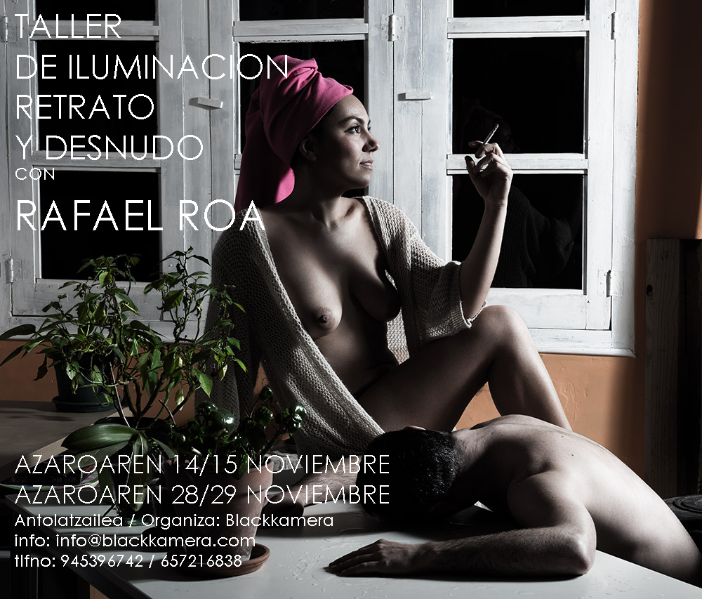 Taller de Iluminación retrato y desnudo con Rafael Roa