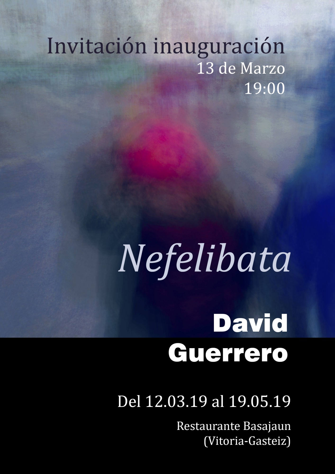 "Nefelibata", exposición de David Guerrero en Vitoria
