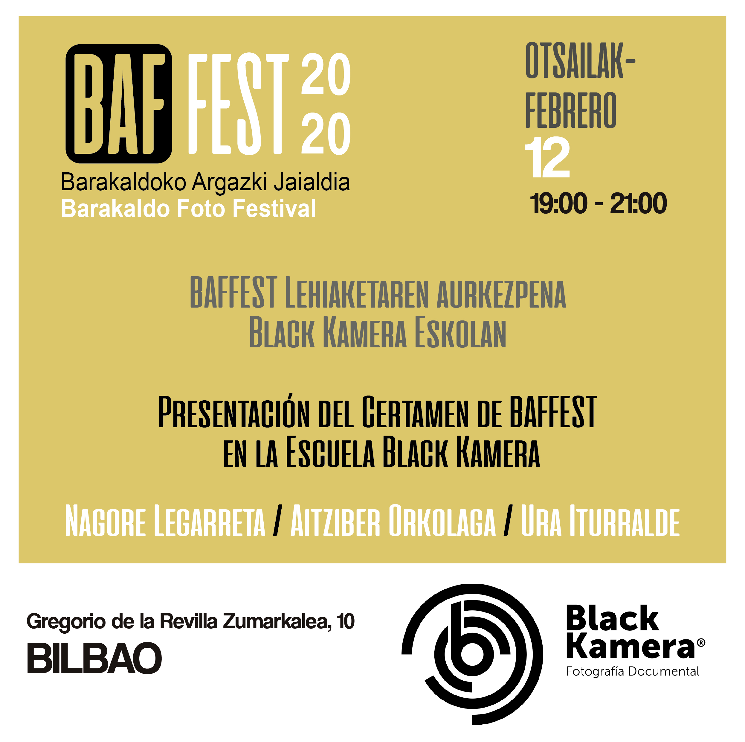 Presentación de Baffest 2020 en Blackkamera.